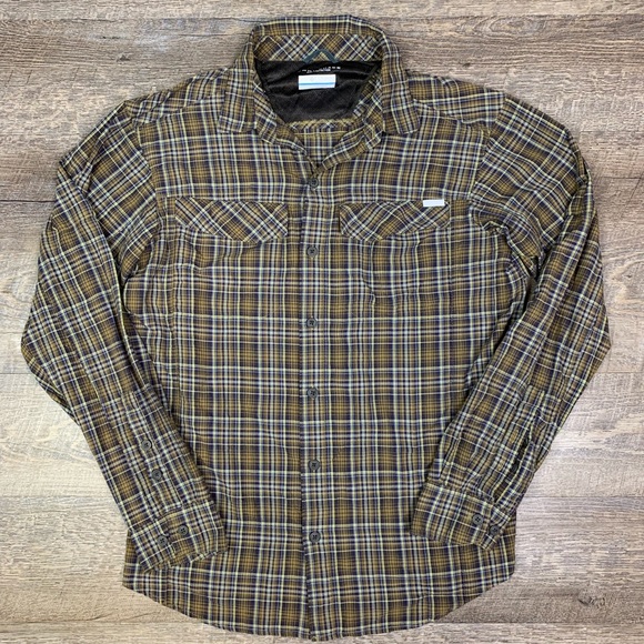 Columbia Other - Columbia Omnishade Plaid Utility Shirt Medium